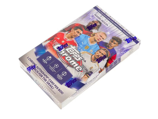 2023/24 Topps Chrome UEFA Club Competitions Soccer Hobby Box